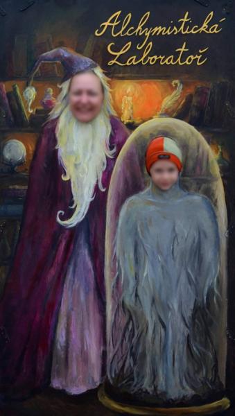 Photo Wall - Alchemist and Homunculus